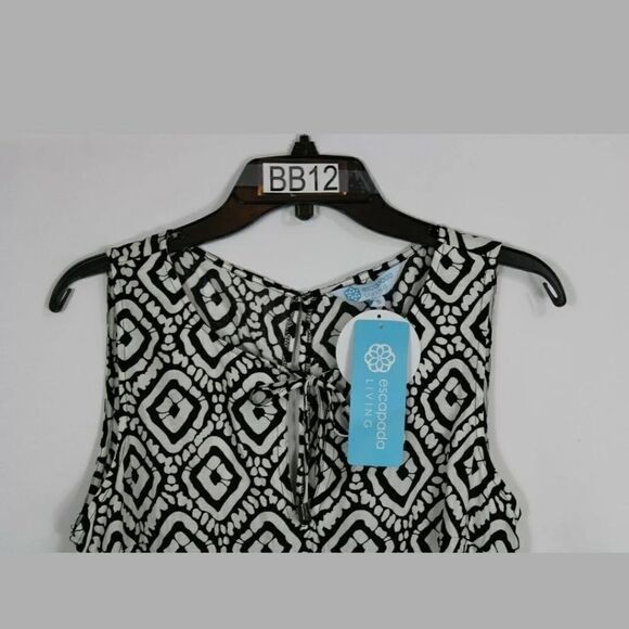 ESCAPADA LIVING S/L JOSS ROMPER WHITE BLACK SANTIA - Picture 9 of 10